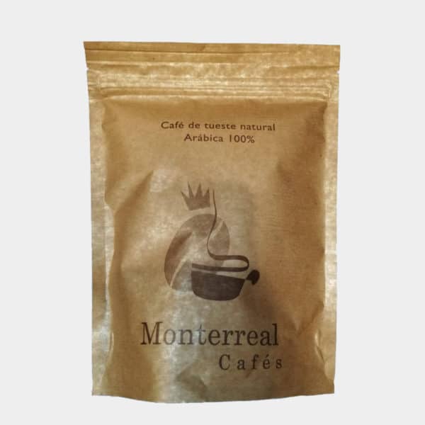 Café tueste natural 100% arábica Monterreal
