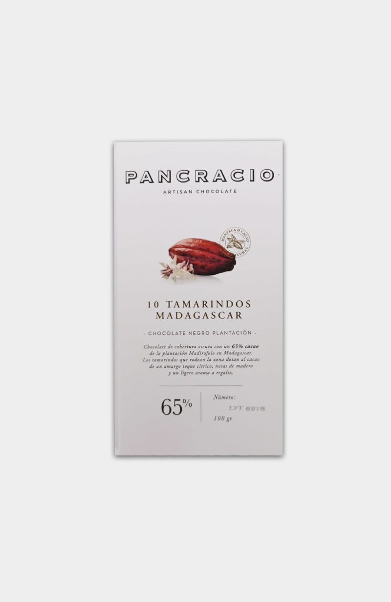 Chocolate PANCRACIO de 10 TAMARINDOS MADAGASCAR