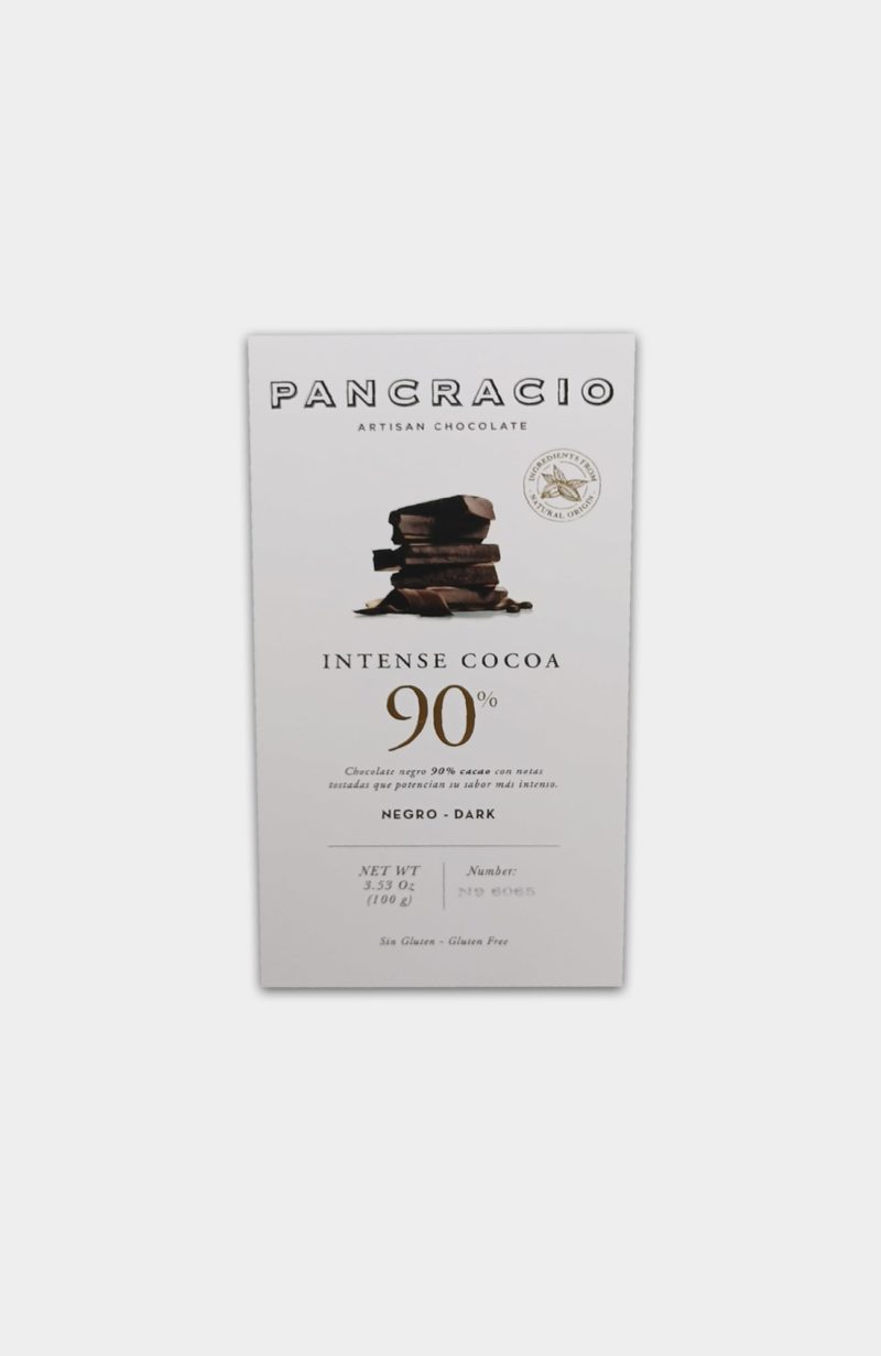 Chocolate PANCRACIO de 90% Cacao